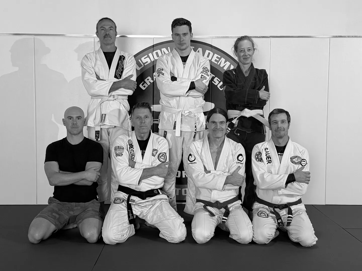 Fusion's training community gathered together on the mats